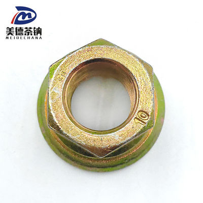 스틸 후륜 헥사곤 플랜지 웰딩 자물쇠 나트 진열 코팅