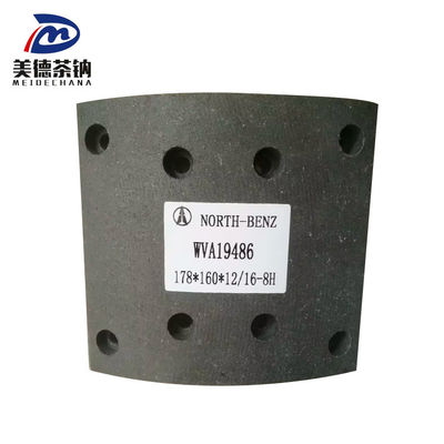 MP/31/1 OEM 19486 19487의 중량 트럭 제동 시스템에 대한 회색 세라믹 제동 부착