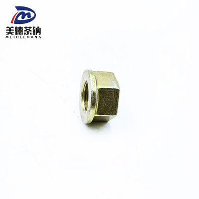 FAW 트럭의 헥사곤 플랜지 잠금 견과류 탄소 노란색 진열 철강 표준 T32716T