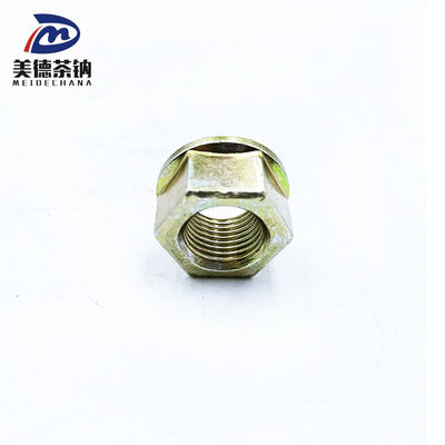 FAW 트럭의 헥사곤 플랜지 잠금 견과류 탄소 노란색 진열 철강 표준 T32716T